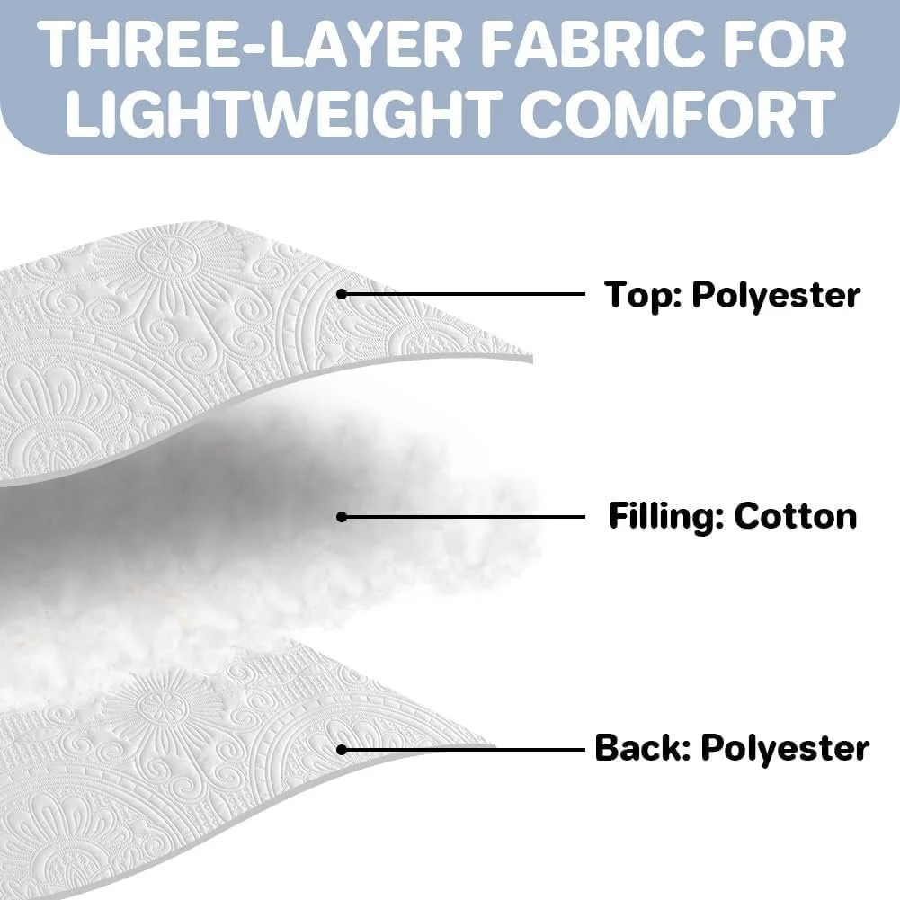 Покривало DUJUIKE Лист Захист Покривало 240 x 260 см Білий, фото №4