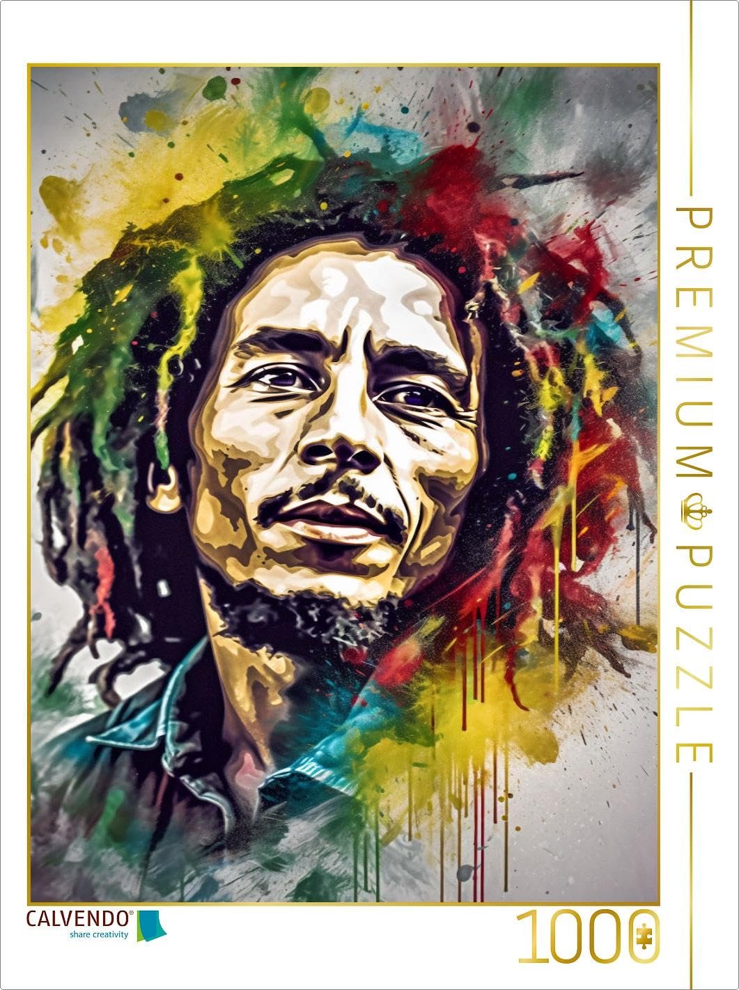 Пазл CALVENDO Bob Marley 1000 элементов 48 x 64 см, фото №1