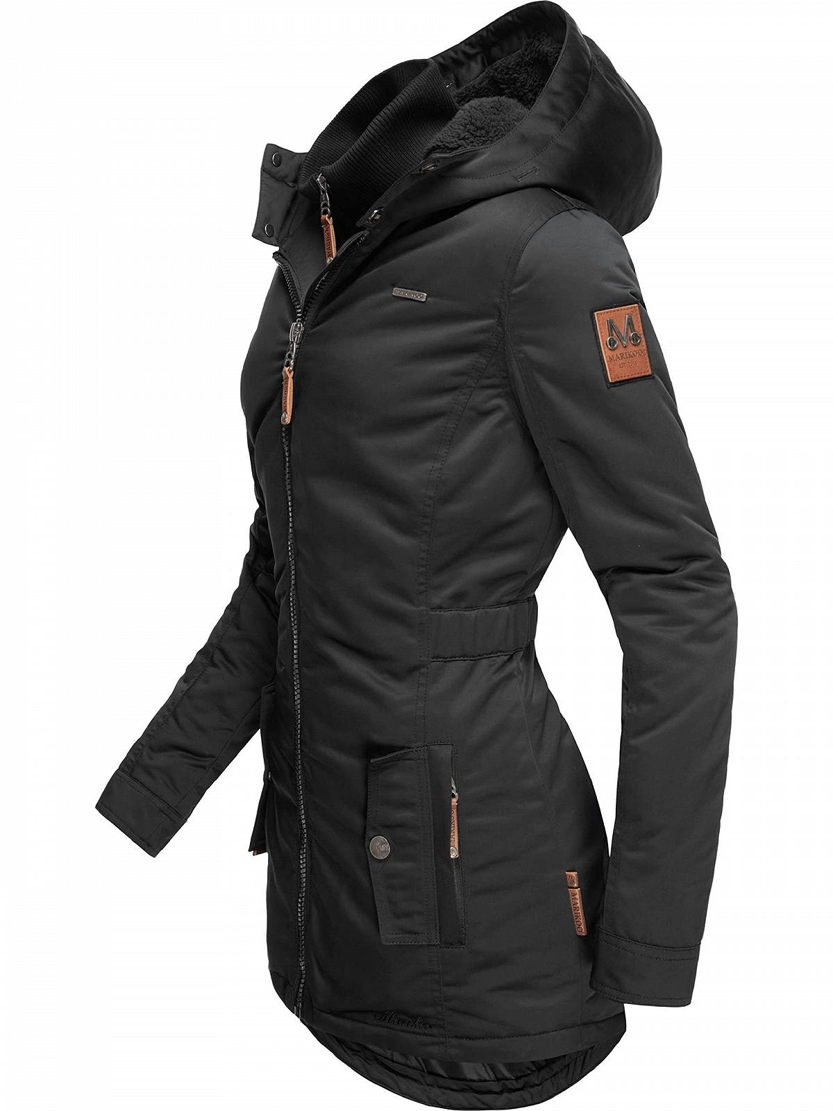 Жіноче зимове пальто Marikoo Sanakoo зимова парка зі знімним штучним хутром, фото №5 Жіноче зимове пальто Marikoo Sanakoo зимова парка зі знімним штучним хутром, фото №5