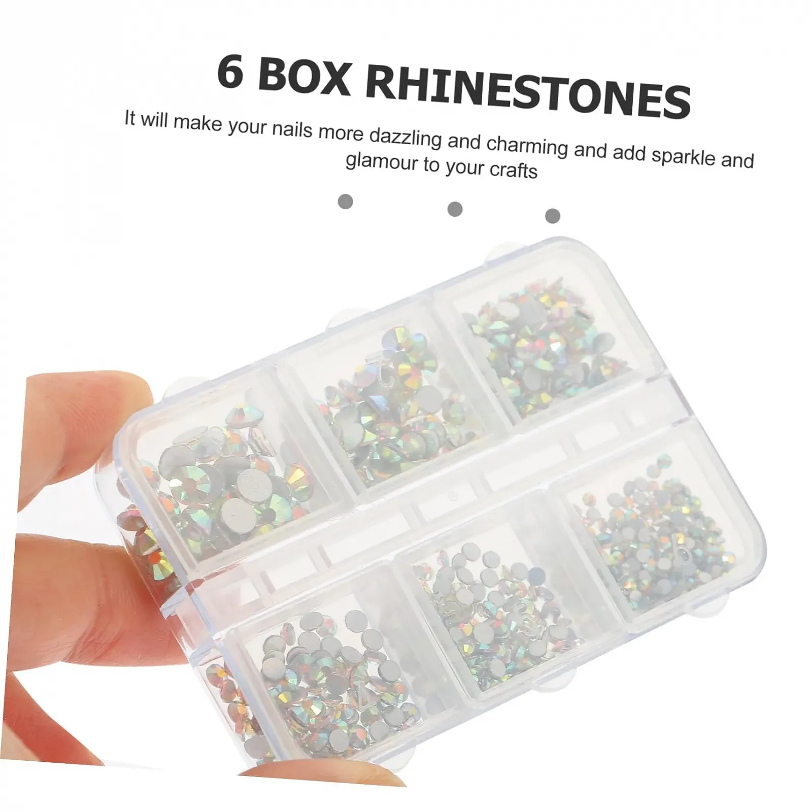 Украшения для ногтей FRCOLOR Diy Flatback Стразы для украшений маникюра, украшения со стразами для рукоделия, фото №7