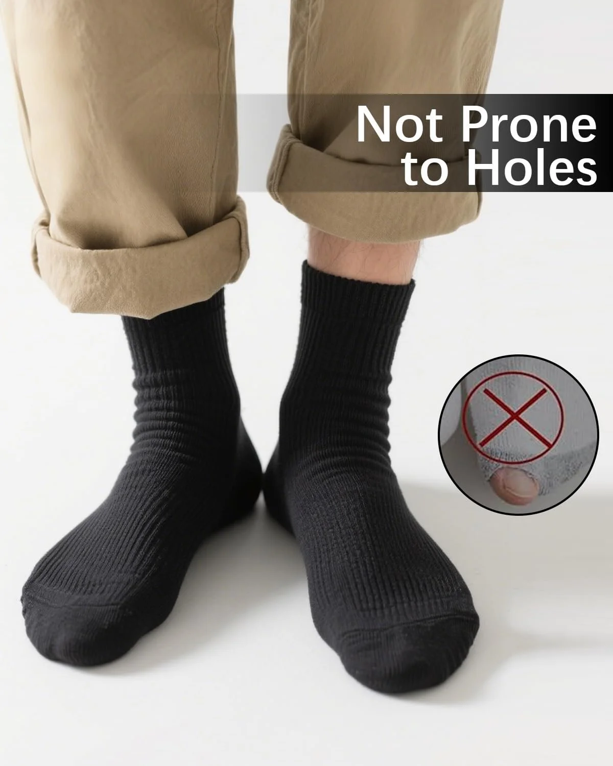 Носки Хлопковые Тонкие Спортивные Женские (6 пар), фото №4 Носки Хлопковые Тонкие Спортивные Женские (6 пар), фото №4