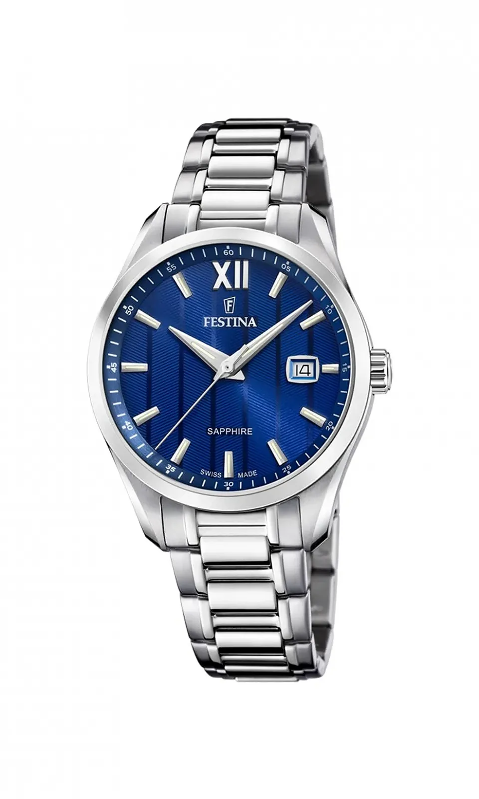 Годинник Festina Dress F20026/2, синій, браслет, фото №1 Годинник Festina Dress F20026/2, синій, браслет, фото №1