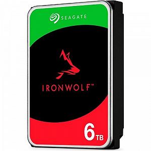 Жесткий диск Seagate IronWolf 6ТБ 5400об/м 190 МБ/с 3.5" SATA III (ST6000VNZ06/ST6000VN006) synthetic.ua - Фото 1