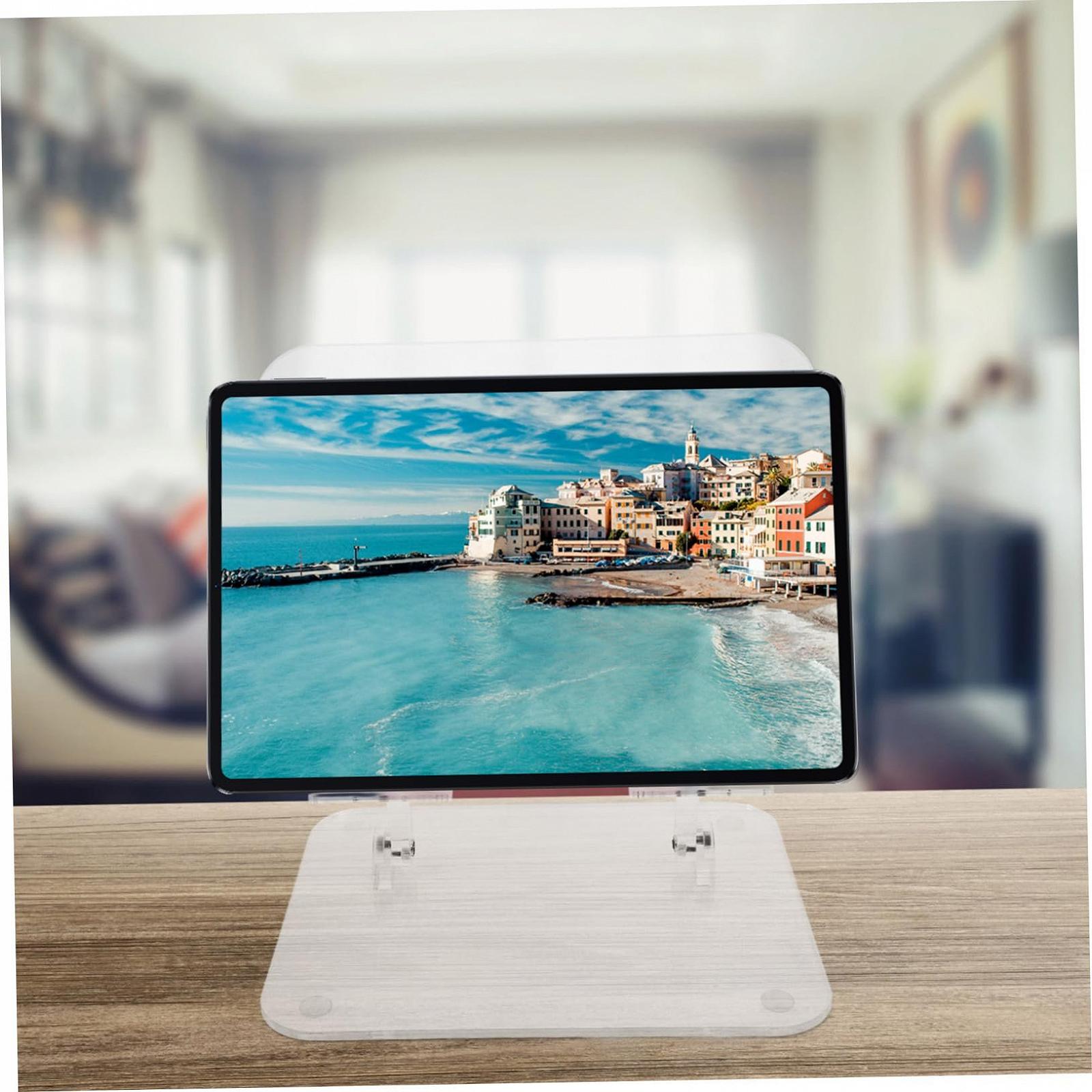 Підставка Тип Vaguelly Регульована по висоті для ноутбуків та планшетів Акрилова Прозора, фото №3 Підставка Тип Vaguelly Регульована по висоті для ноутбуків та планшетів Акрилова Прозора, фото №3