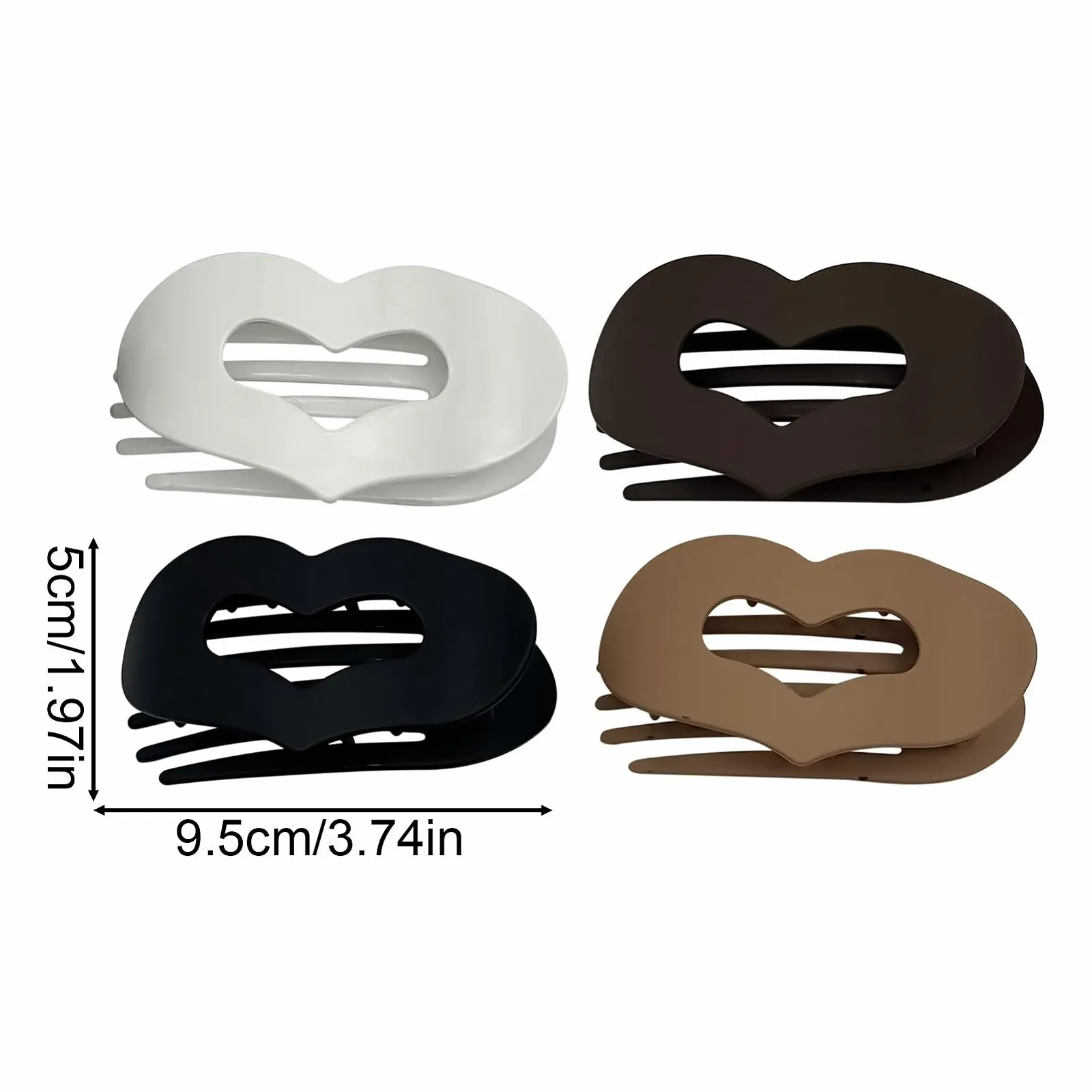 Заколки крабы для волос для женщин, прочные, противоскользящие, для ежедневного использования - для густых и тонких волос, фото №7 Заколки крабы для волос для женщин, прочные, противоскользящие, для ежедневного использования - для густых и тонких волос, фото №7