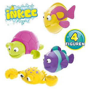 Заводные игрушки INKEE Toys Набор из 4 штук 4 заводные игрушки для ванны synthetic.ua - Фото 1