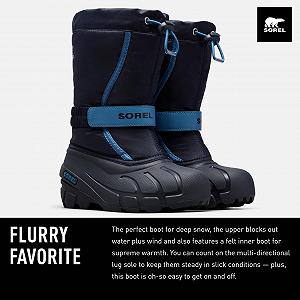 Чоботи Sorel Flurry дитячі synthetic.ua - Фото 1