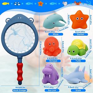 Игрушка для ванны 7 штук synthetic.ua - Фото 1