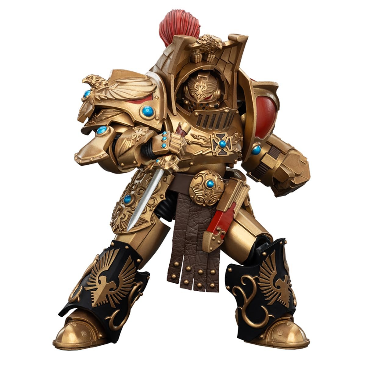 Фігурка Екшн Joytoy Warhammer The Horus Heresy 1/18 Legio Custodes Aquilon Terminator Squad Aquilon з Lastrum Storm Bolter JT00744, фото №3