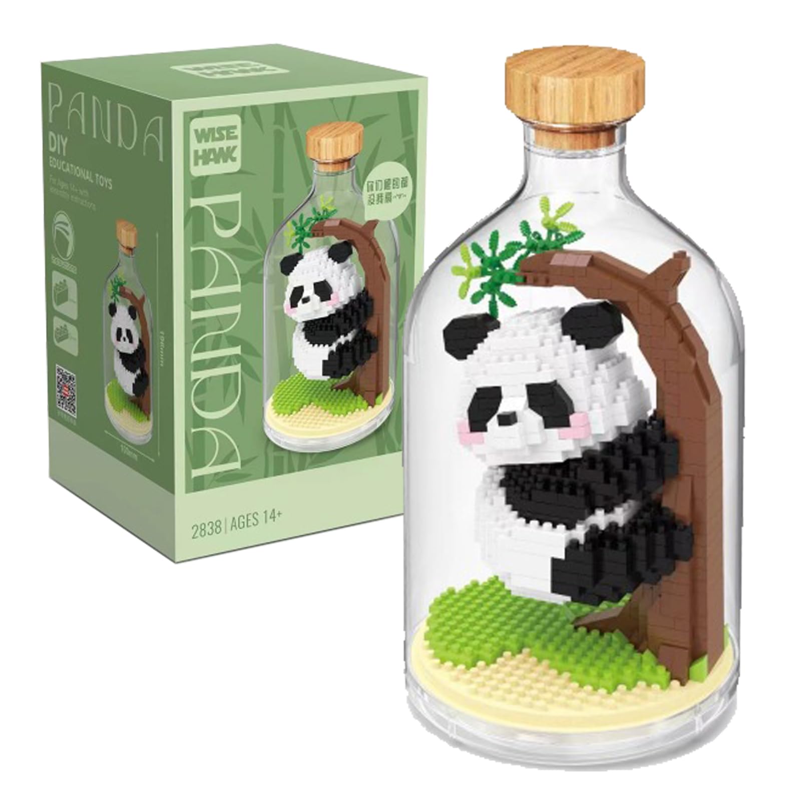 Блоки NVOSIYU Panda Mini Building з футляром 2838, фото №1