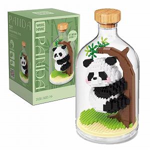 Блоки NVOSIYU Panda Mini Building з футляром 2838 - Фото 1