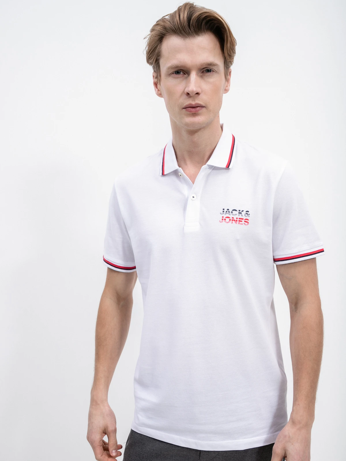 Поло Jack&Jones 12221012 Белый S, фото №2