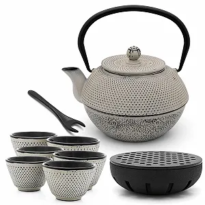 Чайник Чавунний Asia Сірий 1,1 літра - Фото 1