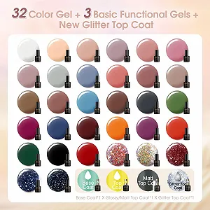 Гель-лак ROSALIND набір 36 шт. synthetic.ua - Фото 1