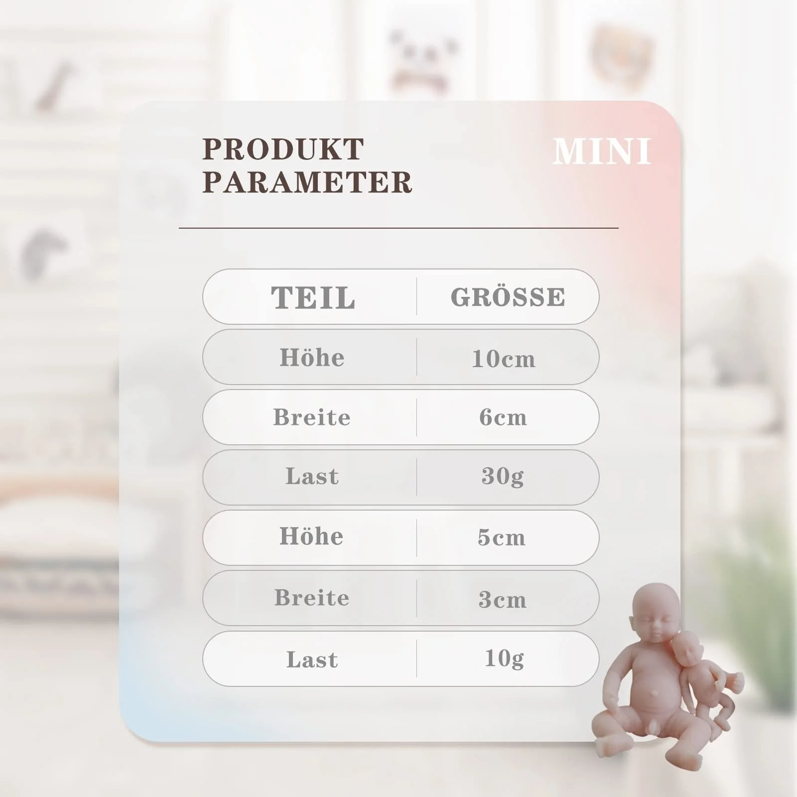 Лялька COSDOLL Reborn Baby Повністю Силіконова Реалістична Дитяча Близнюки 5 см і 10 см, фото №6