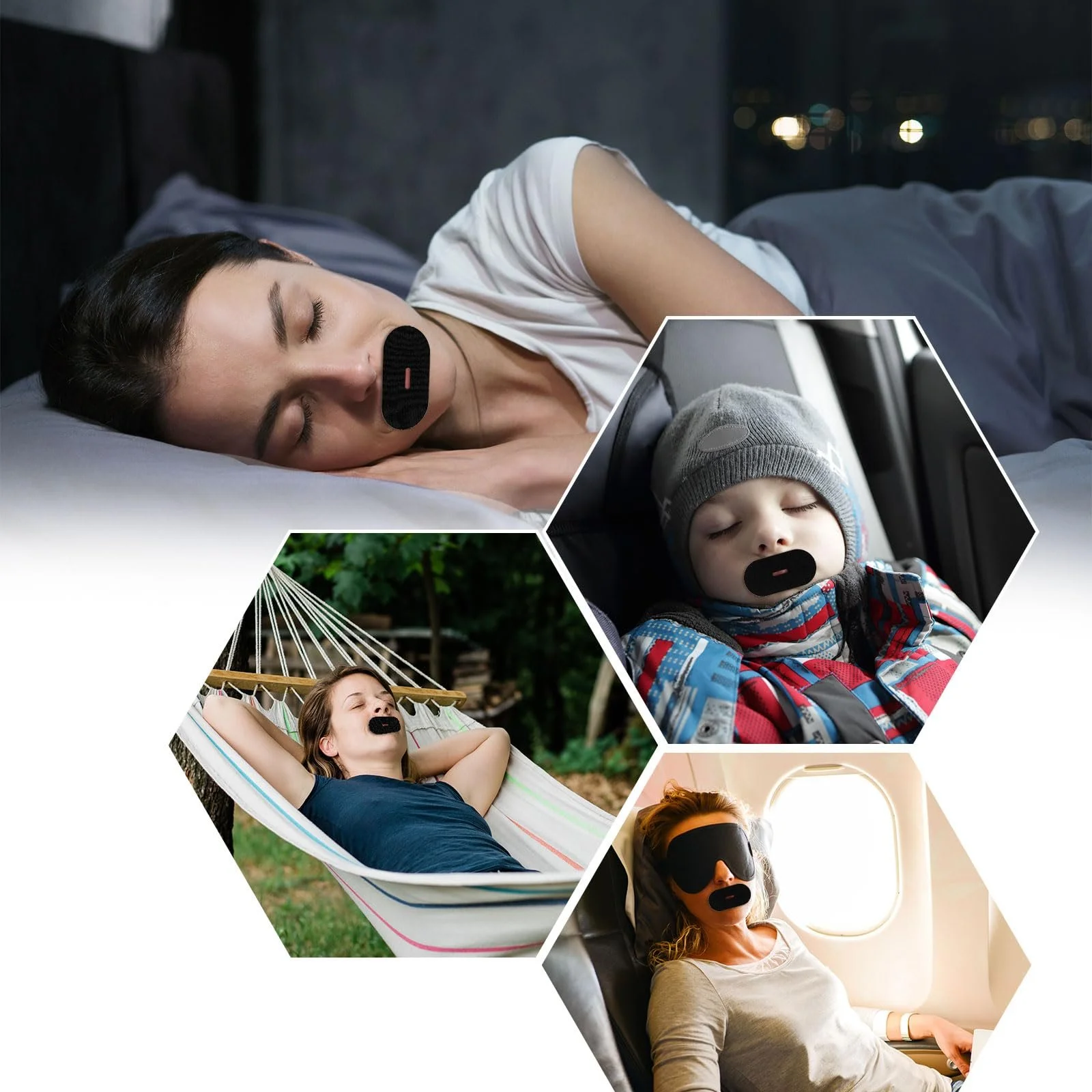 Пластирі для рота для сну, 60 шт., пластирі для рота проти хропіння, фото №4