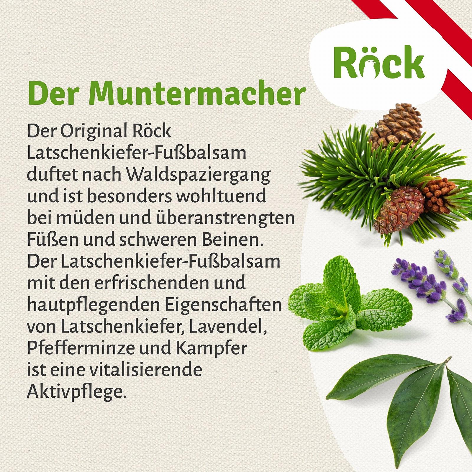 Бальзам для ніг Original Röck Mountain Pine освіжаючий живильний у тюбику, фото №4