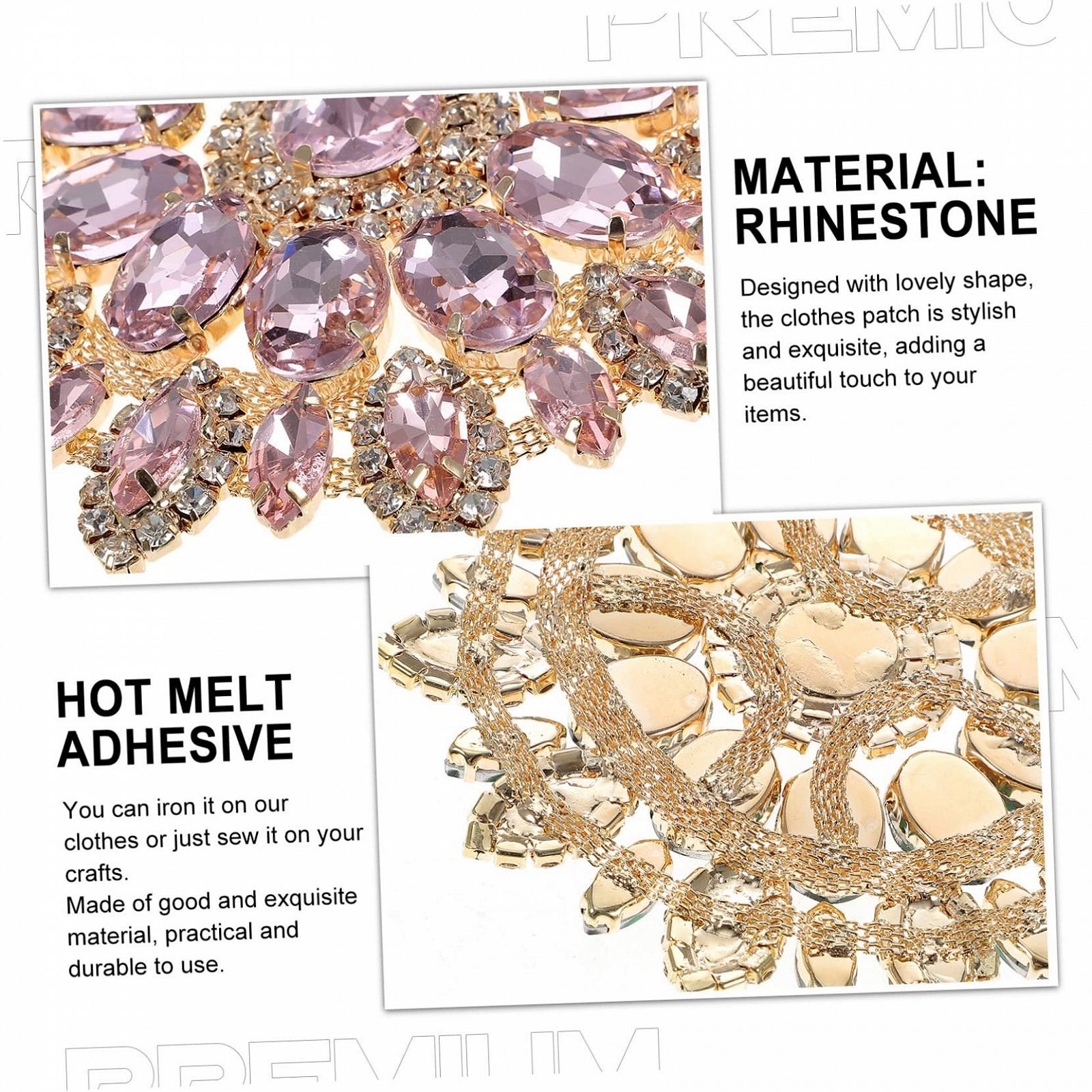 Нашивки Operitacx 3 шт. Аппликации ручной работы разных форм для украшения одежды, фото №4