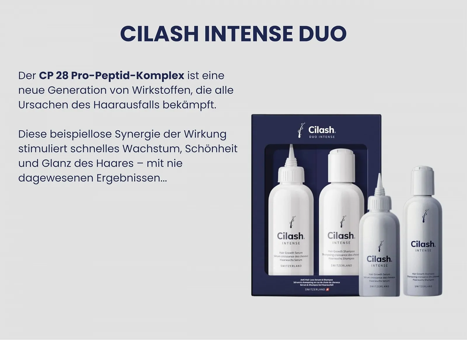Сироватка Шампунь Cilash Duo Intense Cilash Intensive Treatment Box проти випадіння волосся, фото №4