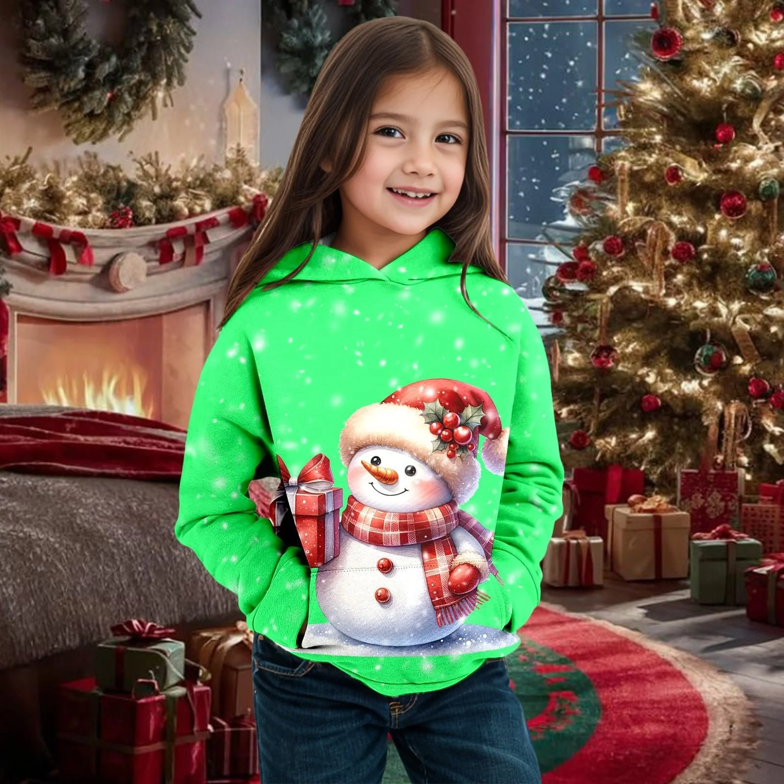 Різдвяна Толстовка для Дівчат Generic, фото №3