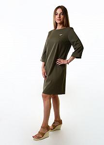 Платье inDresser XS Хаки (IN-F0254Ю033Д-Khaki) synthetic.ua - Фото 1