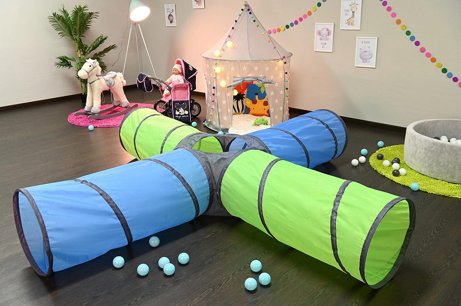 Туннель для игр KNORRTOYS.COM Circle Зеленый Синий, фото №4