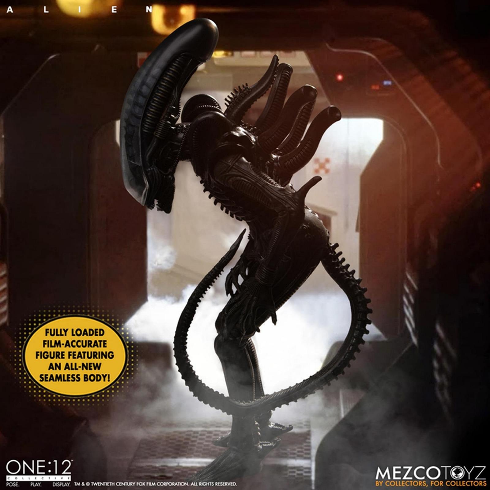 Фігурка Mezco Alien One:12 Collective Deluxe, різнокольорова, 100% пластик, фото №4