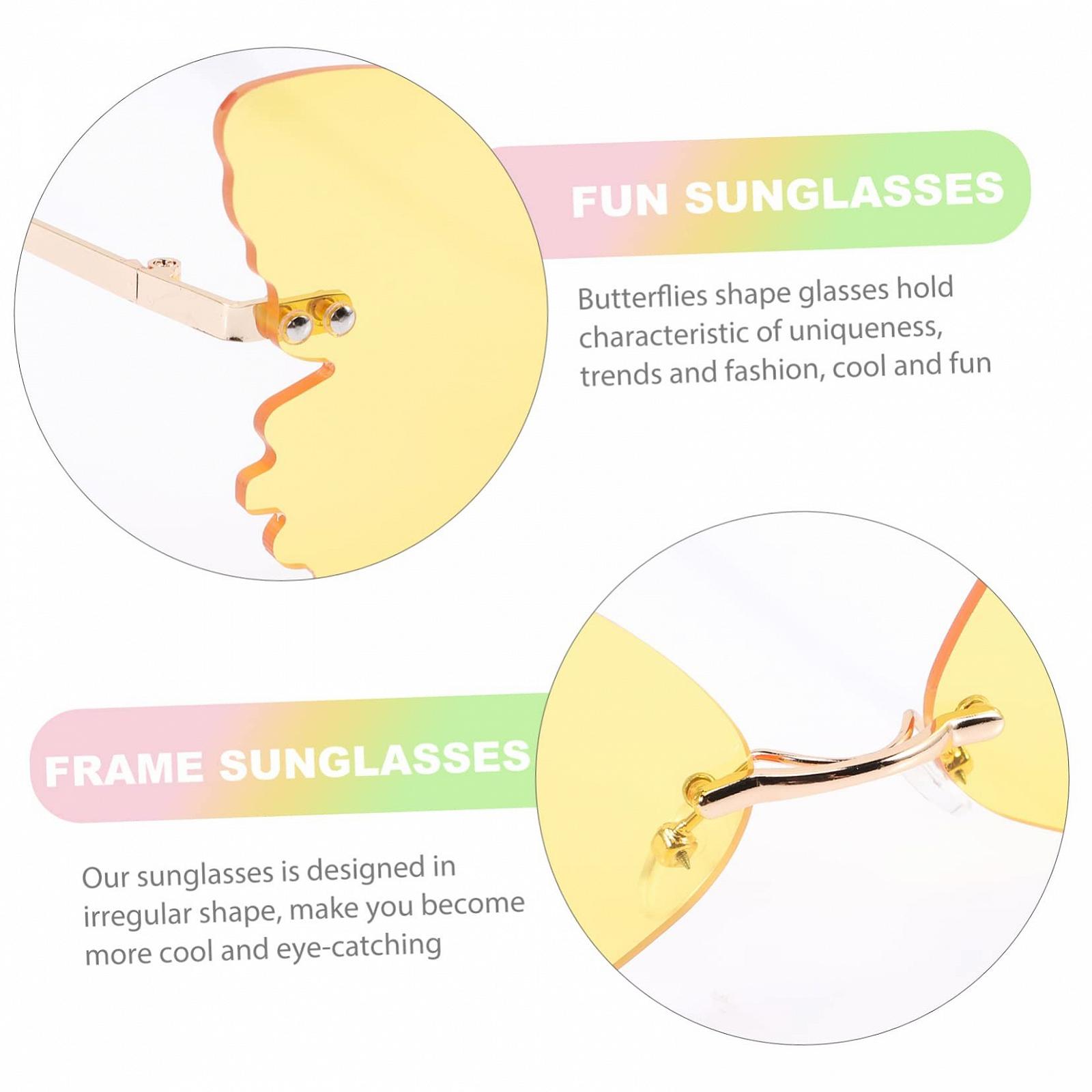 Набір окулярів PACKOVE, 5 шт, модні, для жінок, легкі, зручні, без оправи, фото №4