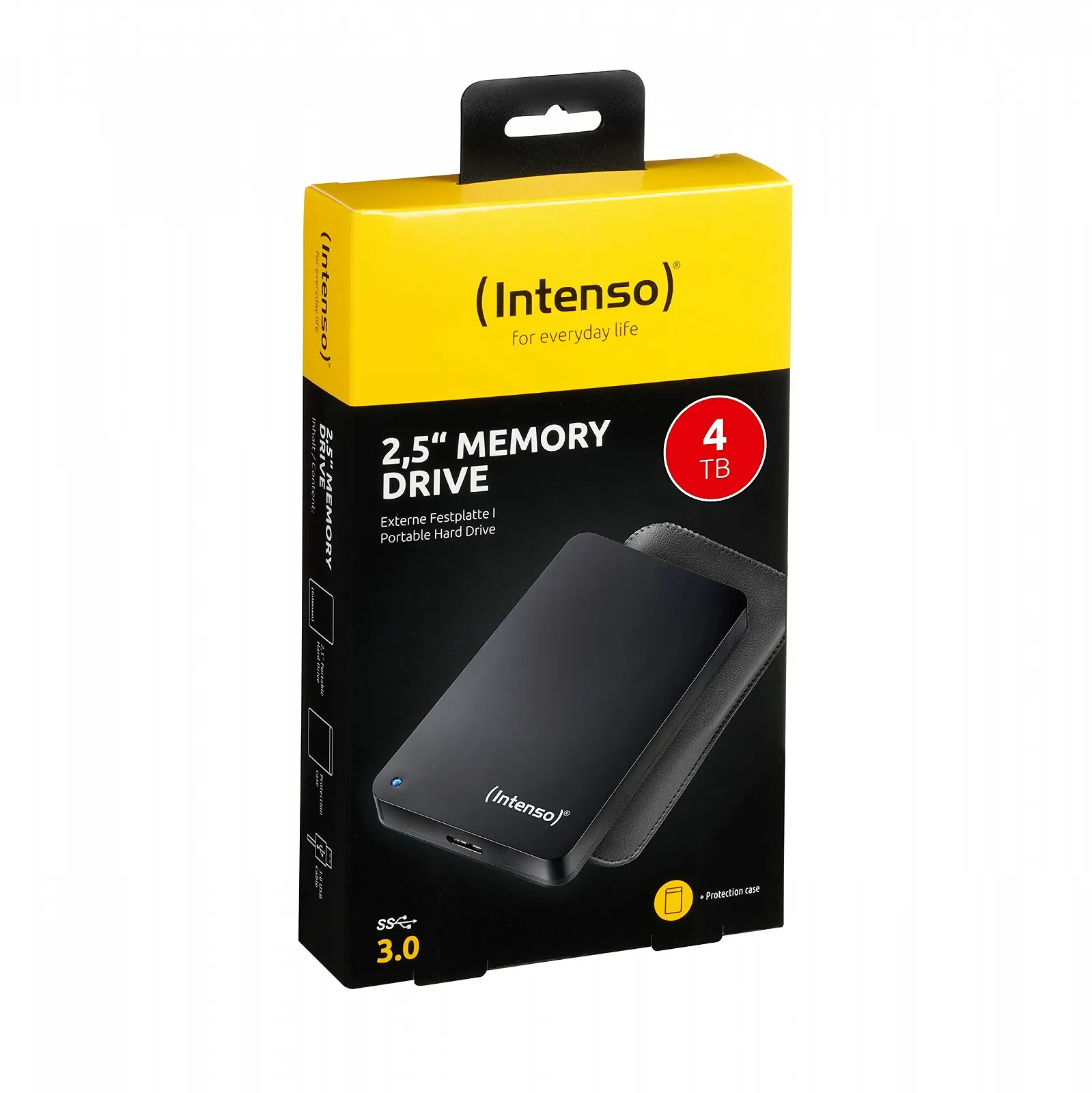 Внешний жесткий диск Intenso Memory Drive 4TB 2.5" 5400 rpm 8 MB Cache USB 3.0 Black, фото №2
