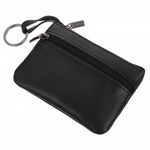 Гаманець Шкіряний PACKOVE з брелоком та кишенею на блискавці - Фото 1