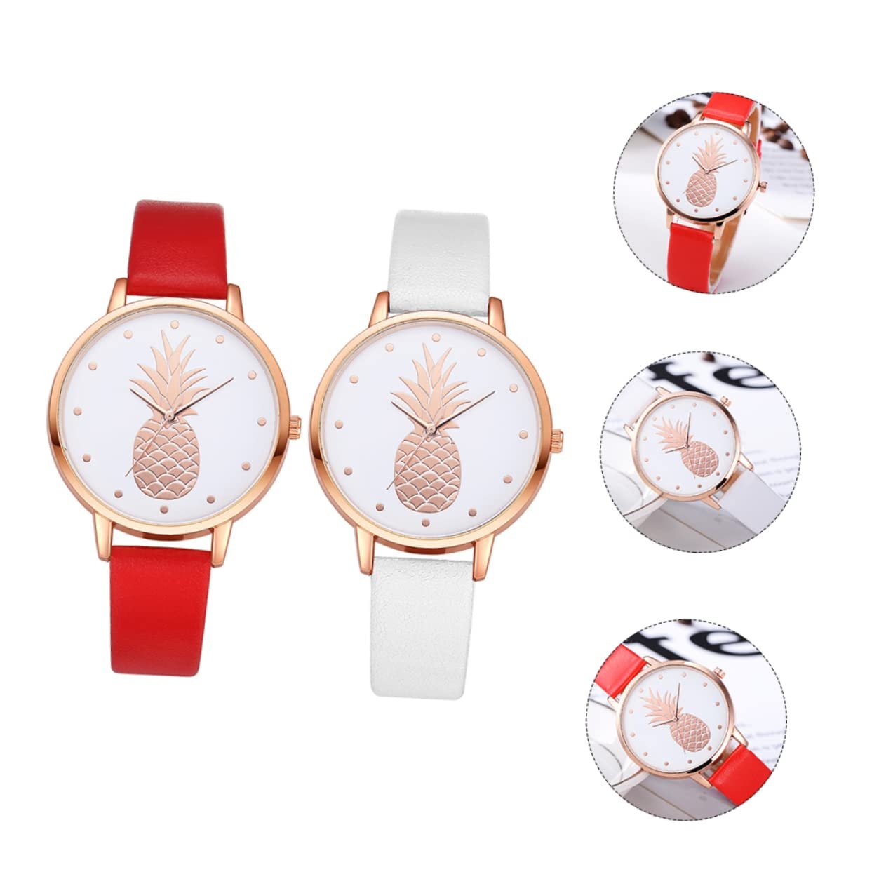 WRITWAA 2 шт. Креативний повсякденний годинник для студентів, фото №5