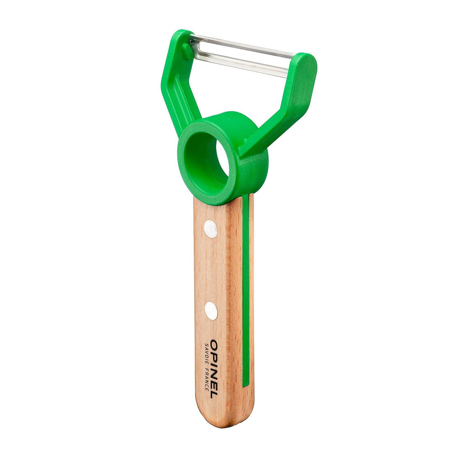 Набор кухонных ножей Opinel Le Petit Chef 3 предм. дерево, зеленый, фото №4