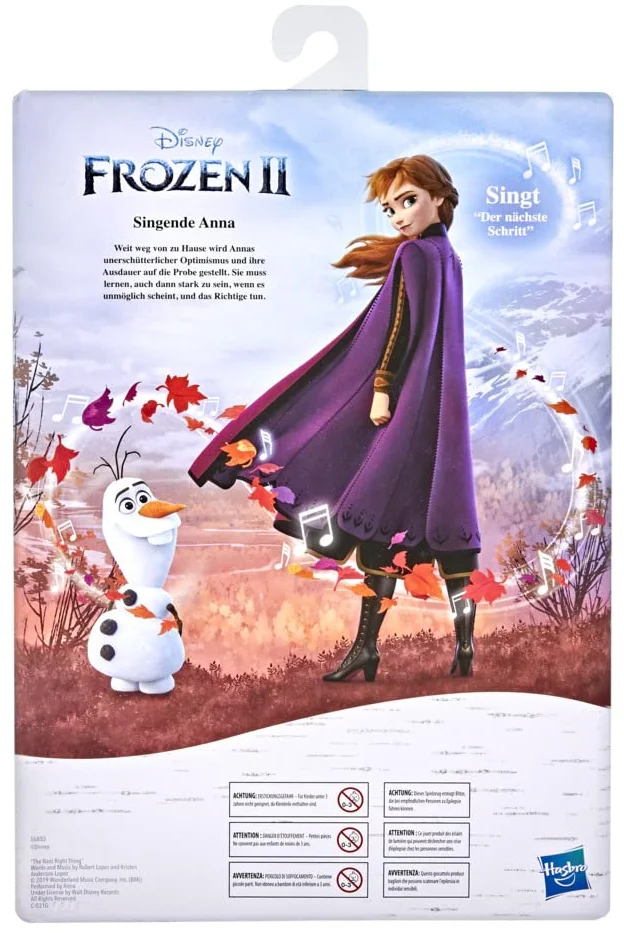 Кукла Hasbro / Frozen 2 / Анна с музыкой / Разноцветная, фото №4 Кукла Hasbro / Frozen 2 / Анна с музыкой / Разноцветная, фото №4