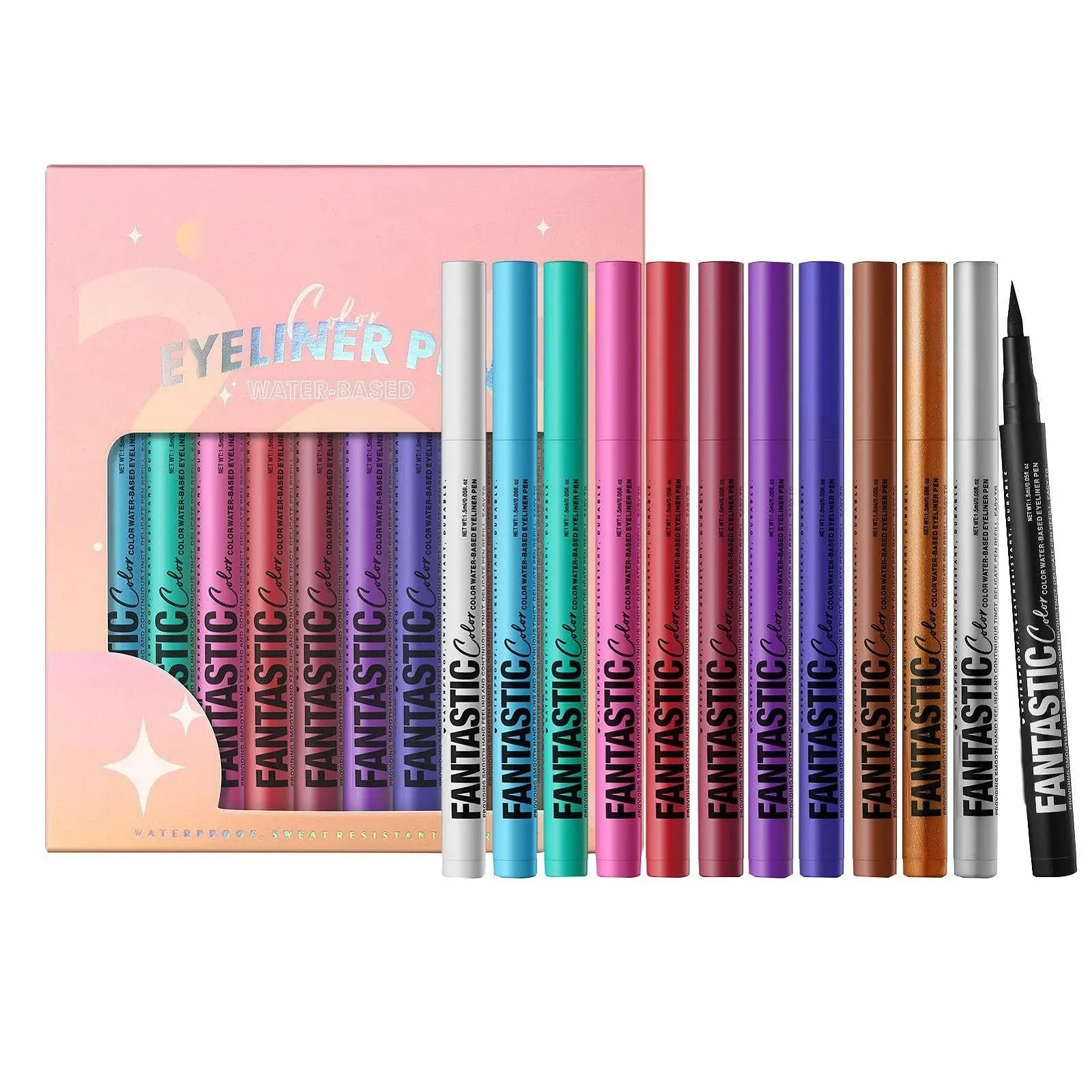 Набір підводок для очей Різні кольори водостійка Не розмазується, фото №1 Набір підводок для очей Різні кольори водостійка Не розмазується, фото №1