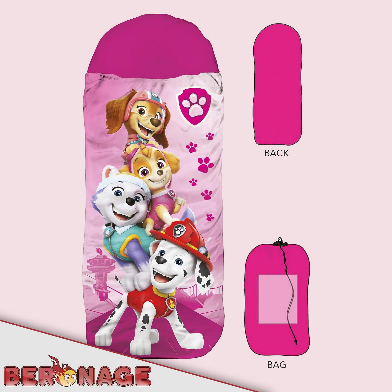 Детский спальный мешок Paw Patrol Розовый 140 см + 30 см (капюшон) x 70 см с молнией, фото №3