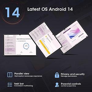 Планшет 10.9" Full HD CWOWDEFU P35W (6+6)/128Gb 4G 1-SIM 8 ядер Android 14 6000 mAh Сірий synthetic.ua - Фото 1