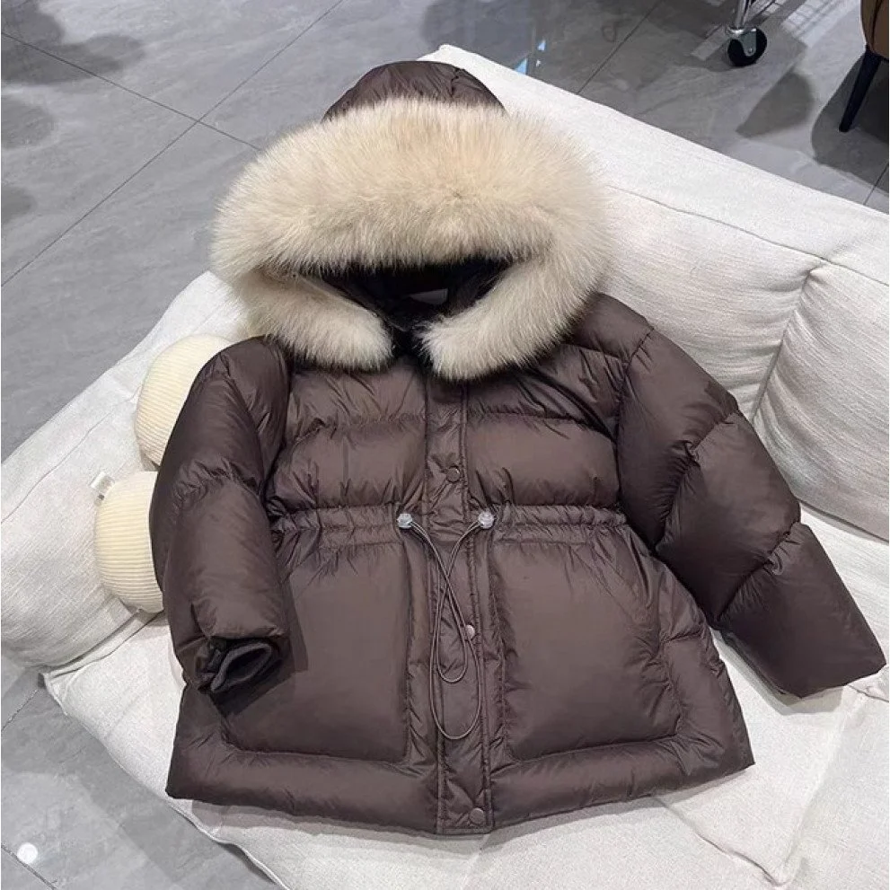 Тепла куртка з хутряним капюшоном від 100 до 160 см на холодну осінь та єврозиму!, фото №1