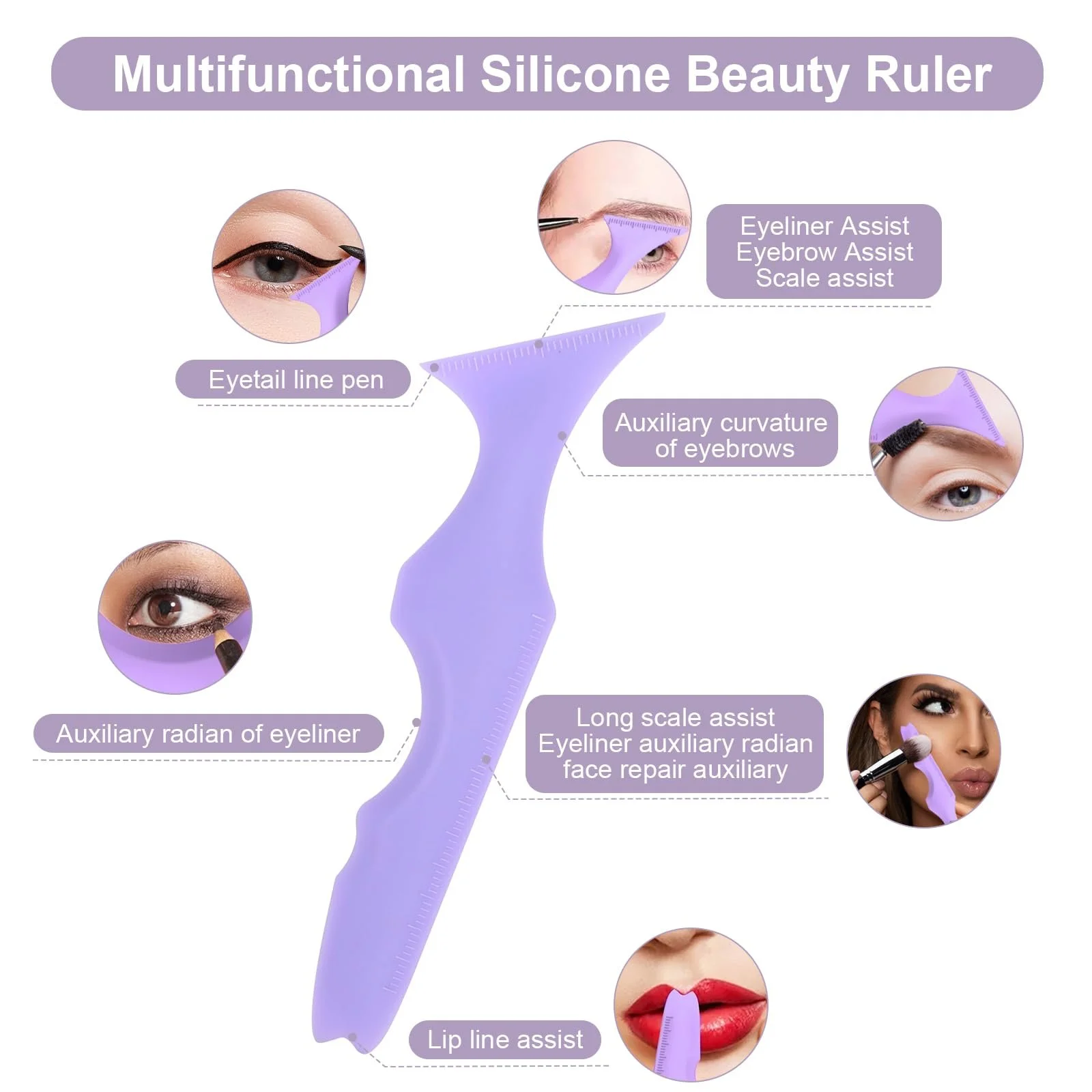 Трафарет для подводки Eyeliner Stencil Силиконовый, фото №4