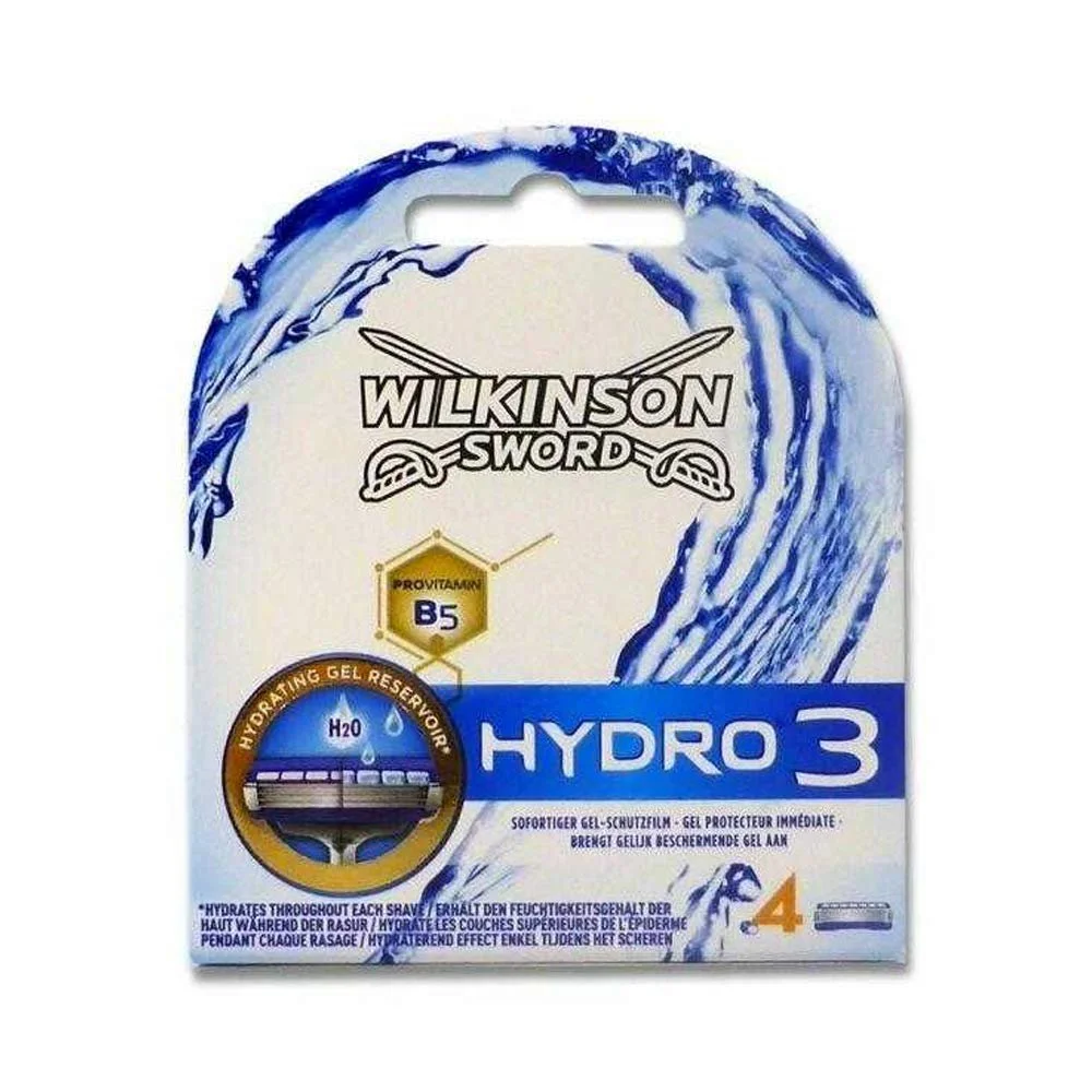 Сменные кассеты Wilkinson Sword Hydro 3 4 шт, фото №1 Сменные кассеты Wilkinson Sword Hydro 3 4 шт, фото №1