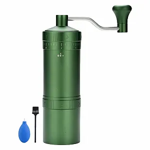 Ручная кофемолка с ручкой, ручная кофемолка, текстура из нержавеющей стали, ручная для домашнего использования - Фото 1