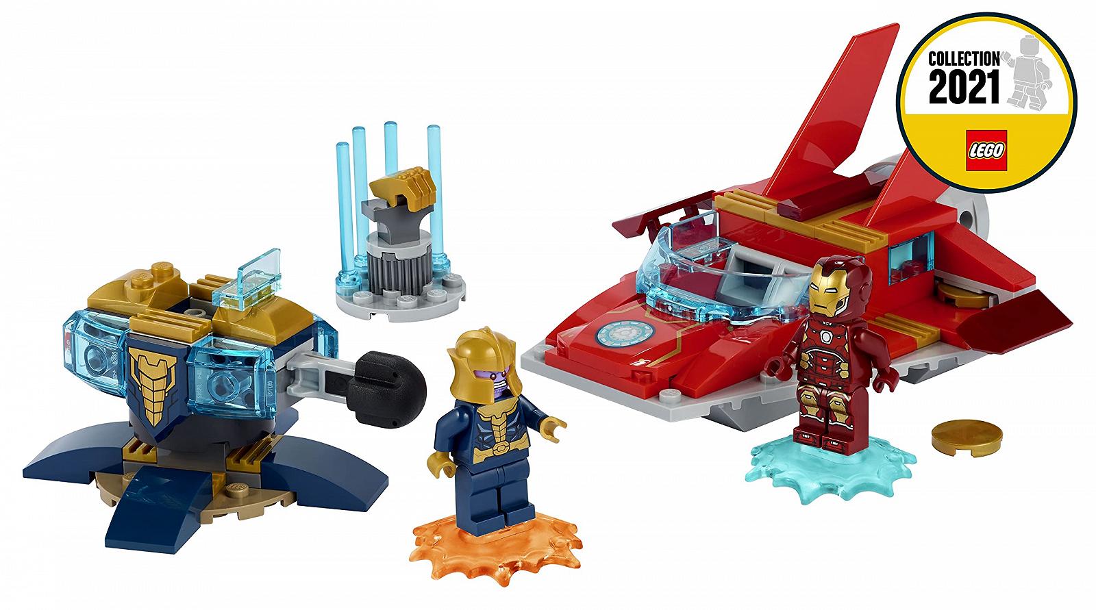Конструктор LEGO Marvel Avengers 76170 Iron Man проти Таноса з літаком та 2 фігурками супергероїв для дітей від 4 років, фото №4