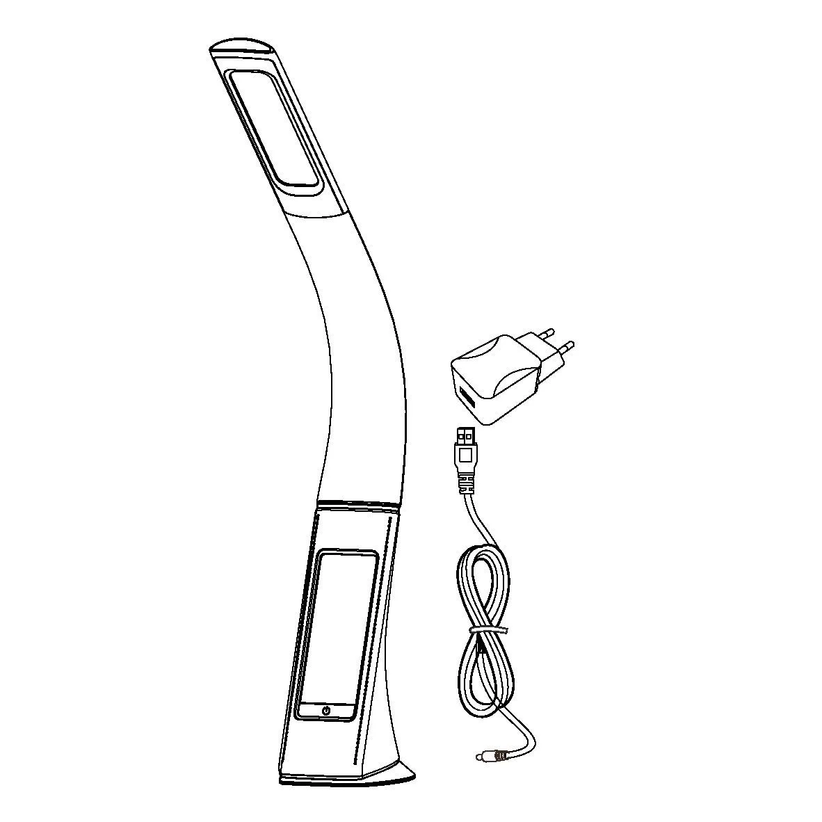 Настольная светодиодная лампа EGLO Cognoli Touch Dimmable Alarm Clock Белая, фото №7