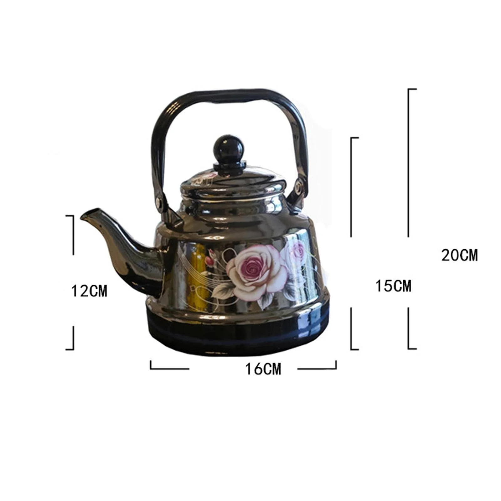 Чайник Retro Чорний 1.7 л, фото №2 Чайник Retro Чорний 1.7 л, фото №2