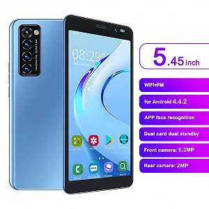 Смартфон LANDVO 5.45" 512MB RAM 4GB ROM Dual SIM Синій synthetic.ua - Фото 1