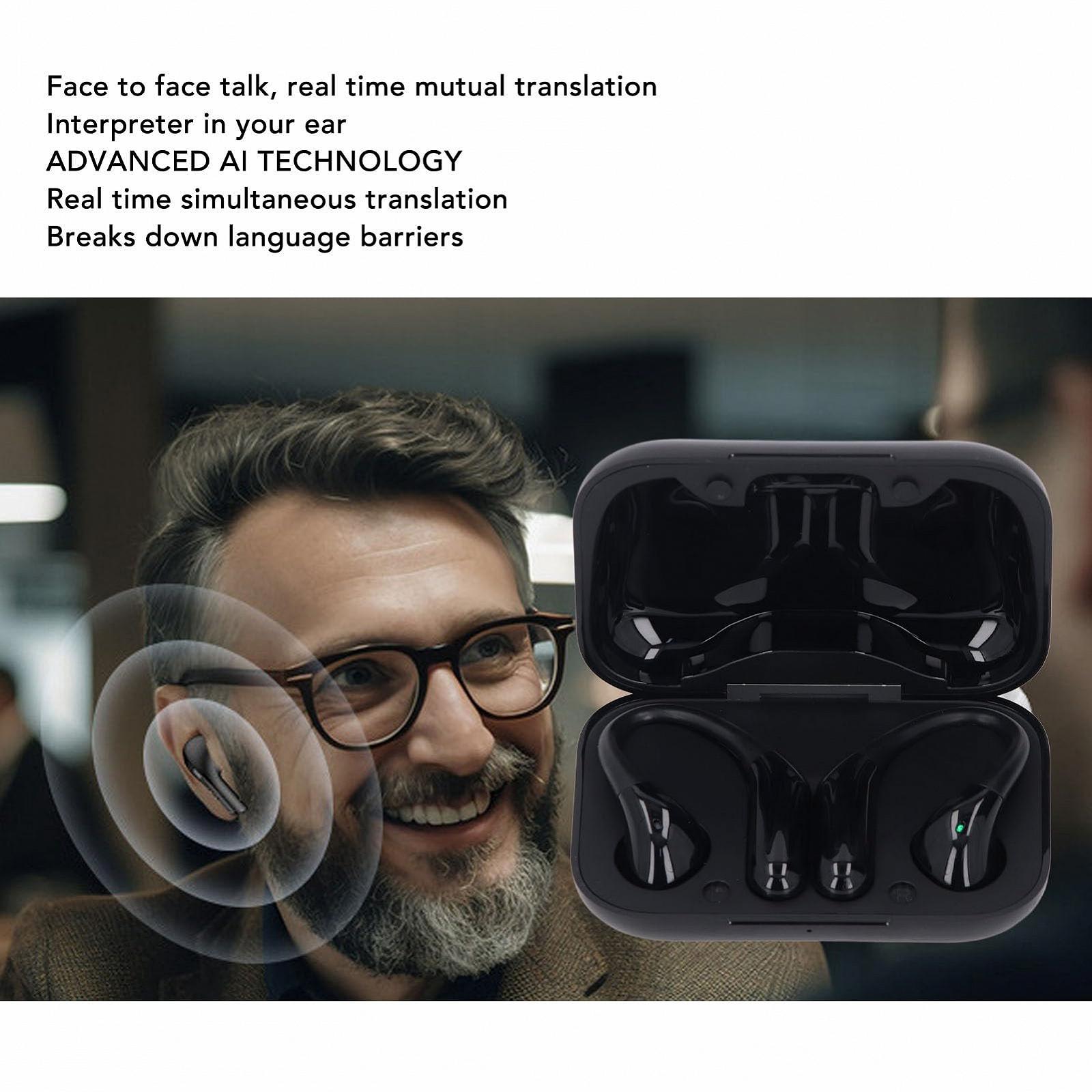 Навушники для перекладу Al Чорний, фото №2