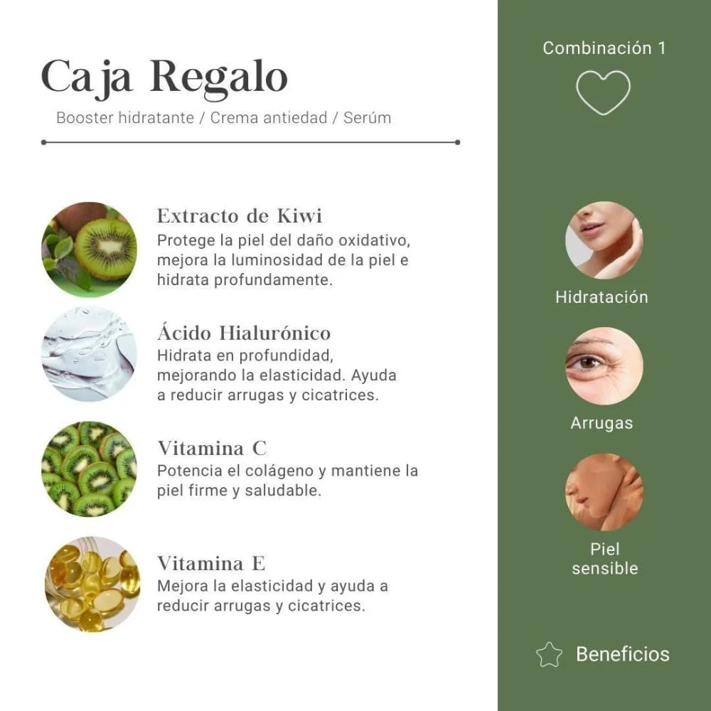 Подарунковий Набір: Зволожуючий Антивіковий Догляд для Обличчя з Jiaogulan, фото №6