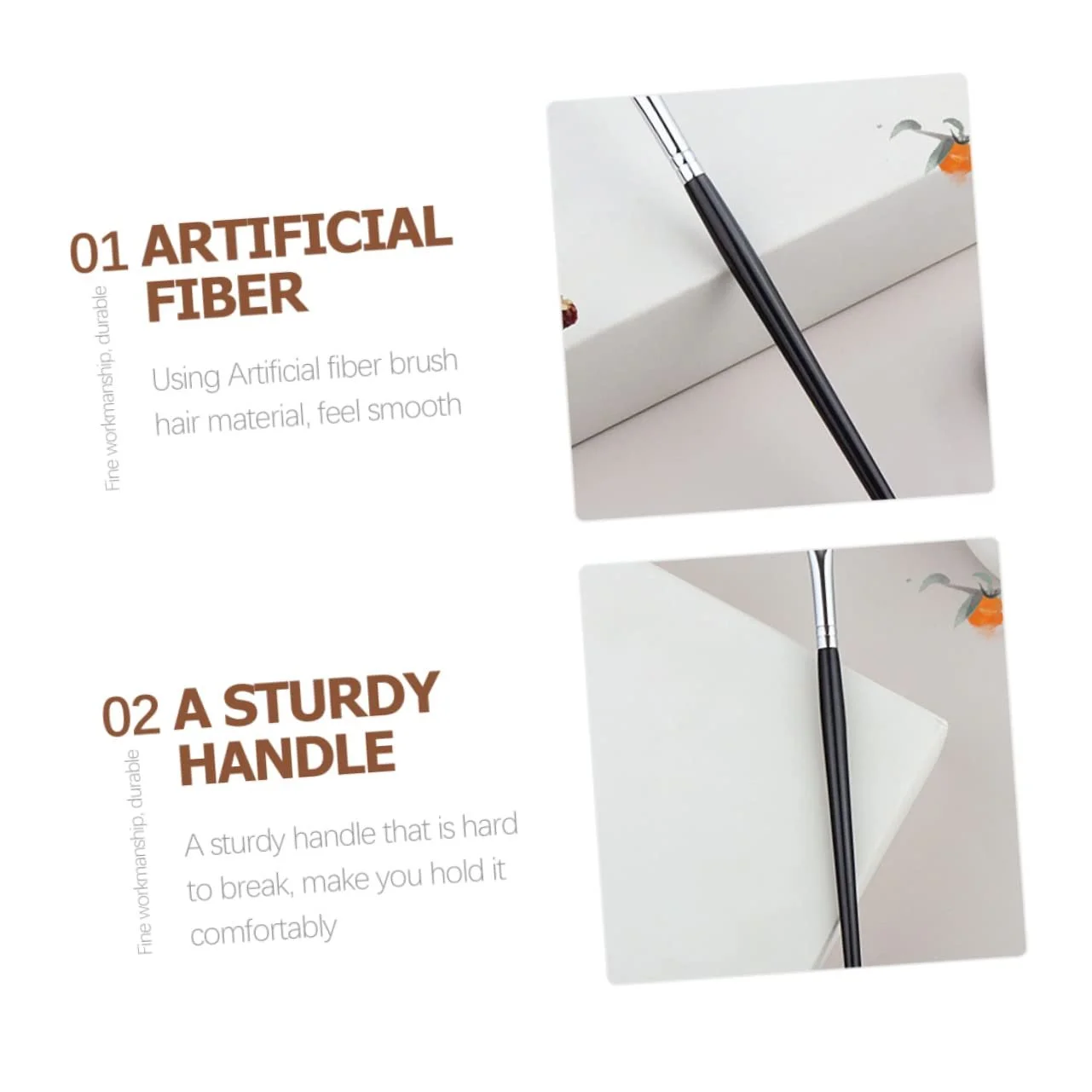 Кисти MAGIGLULU для бровей скошенная Тонкая, фото №4 Кисти MAGIGLULU для бровей скошенная Тонкая, фото №4