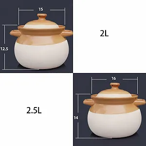 Кастрюля керамическая с крышкой Для индукционных плит (2.5 л) цена на synthetic.ua - Фото 1 Кастрюля керамическая с крышкой Для индукционных плит (2.5 л) synthetic.ua - Фото 1