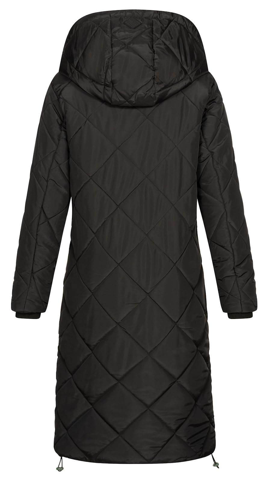 Жіноче стьобане пальто Sublevel LSL-467 стьобана парка з капюшоном, фото №2