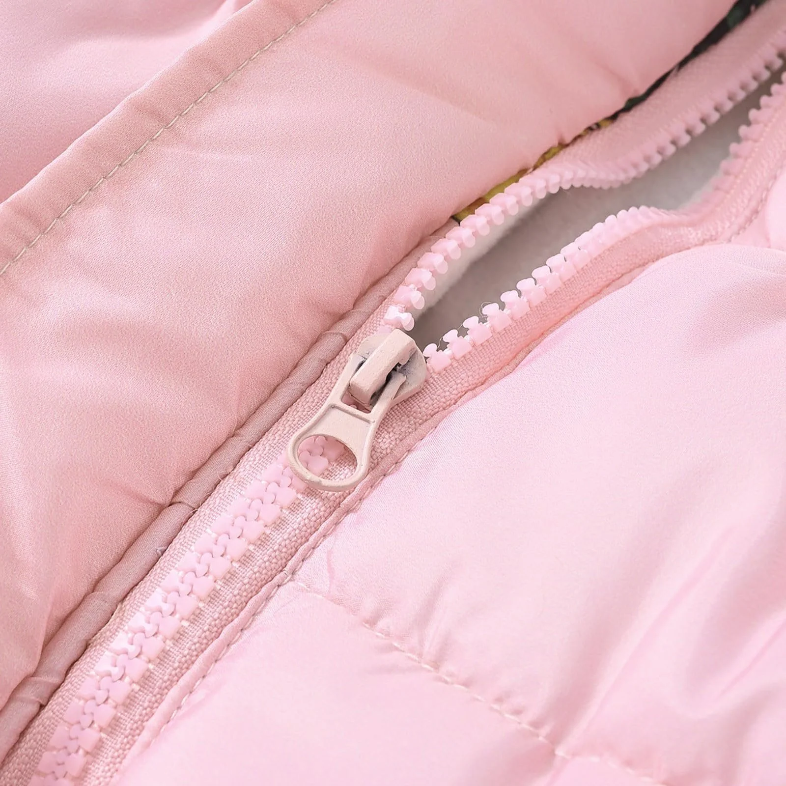 Зимняя куртка для девочек Sfwqoifou, теплая, ветрозащитная, утолщенная, элегантная зимняя куртка с меховым капюшоном, стеганая куртка, уличная куртка, зимняя куртка на подкладке, куртка с длинными рукавами, детская куртка-парка, фото №7